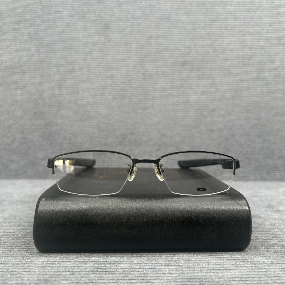 Oakley Double Tap Satin Black Semi Rimless Y2k Eyeglasses OX3151-0155 55-18 140
